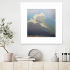 Storm over Chisos by Cap Pannell on GIANT ART - blue, white contemporary, landscapes, clouds, storms