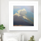 Storm over Chisos by Cap Pannell on GIANT ART - blue, white contemporary, landscapes, clouds, storms