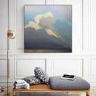 Storm over Chisos by Cap Pannell on GIANT ART - blue, white contemporary, landscapes, clouds, storms