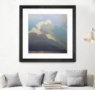 Storm over Chisos by Cap Pannell on GIANT ART - blue, white contemporary, landscapes, clouds, storms