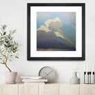 Storm over Chisos by Cap Pannell on GIANT ART - blue, white contemporary, landscapes, clouds, storms