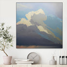 Storm over Chisos by Cap Pannell on GIANT ART - blue, white contemporary, landscapes, clouds, storms