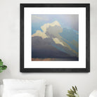Storm over Chisos by Cap Pannell on GIANT ART - blue, white contemporary, landscapes, clouds, storms