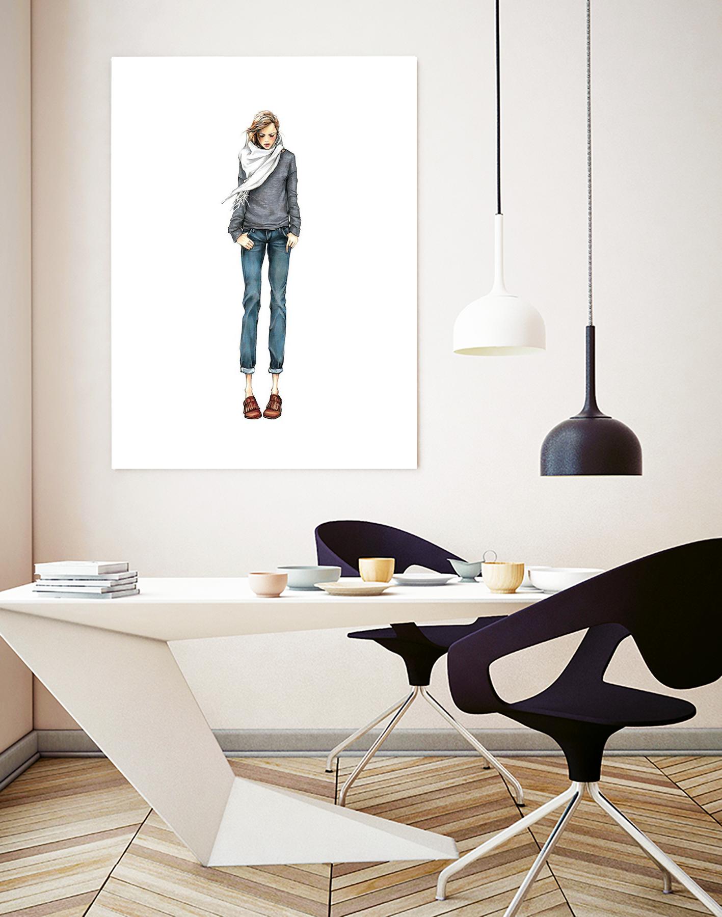 Portfolio 055 by Nancy Riegelman on GIANT ART - multicolor figurative