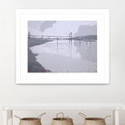 Tidal River by John Rufo on GIANT ART - white coastal, contemporary, landscapes, docks/piers, rivers/streams