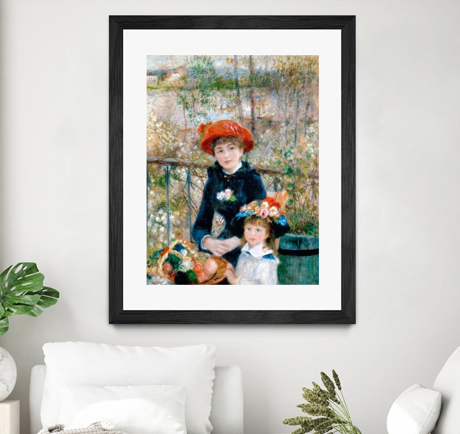 The Two Sisters, On the Terrace, 1881 by Pierre Auguste Renoir on GIANT ART - masters museum