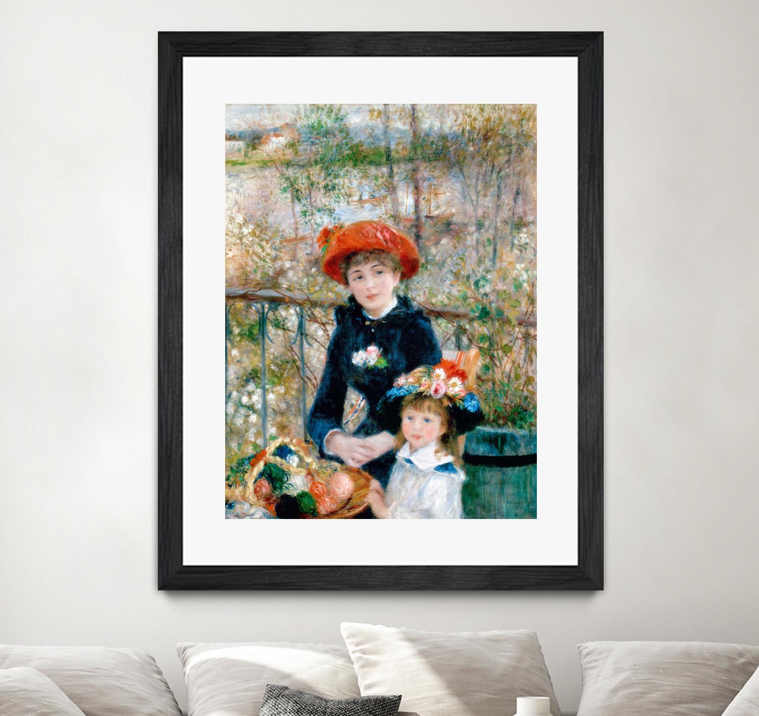 The Two Sisters, On the Terrace, 1881 by Pierre Auguste Renoir on GIANT ART - masters museum