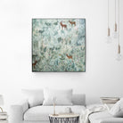 Stags in Mist by Dawn Stacey on GIANT ART - multicolor contemporary; animals