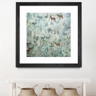 Stags in Mist by Dawn Stacey on GIANT ART - multicolor contemporary; animals