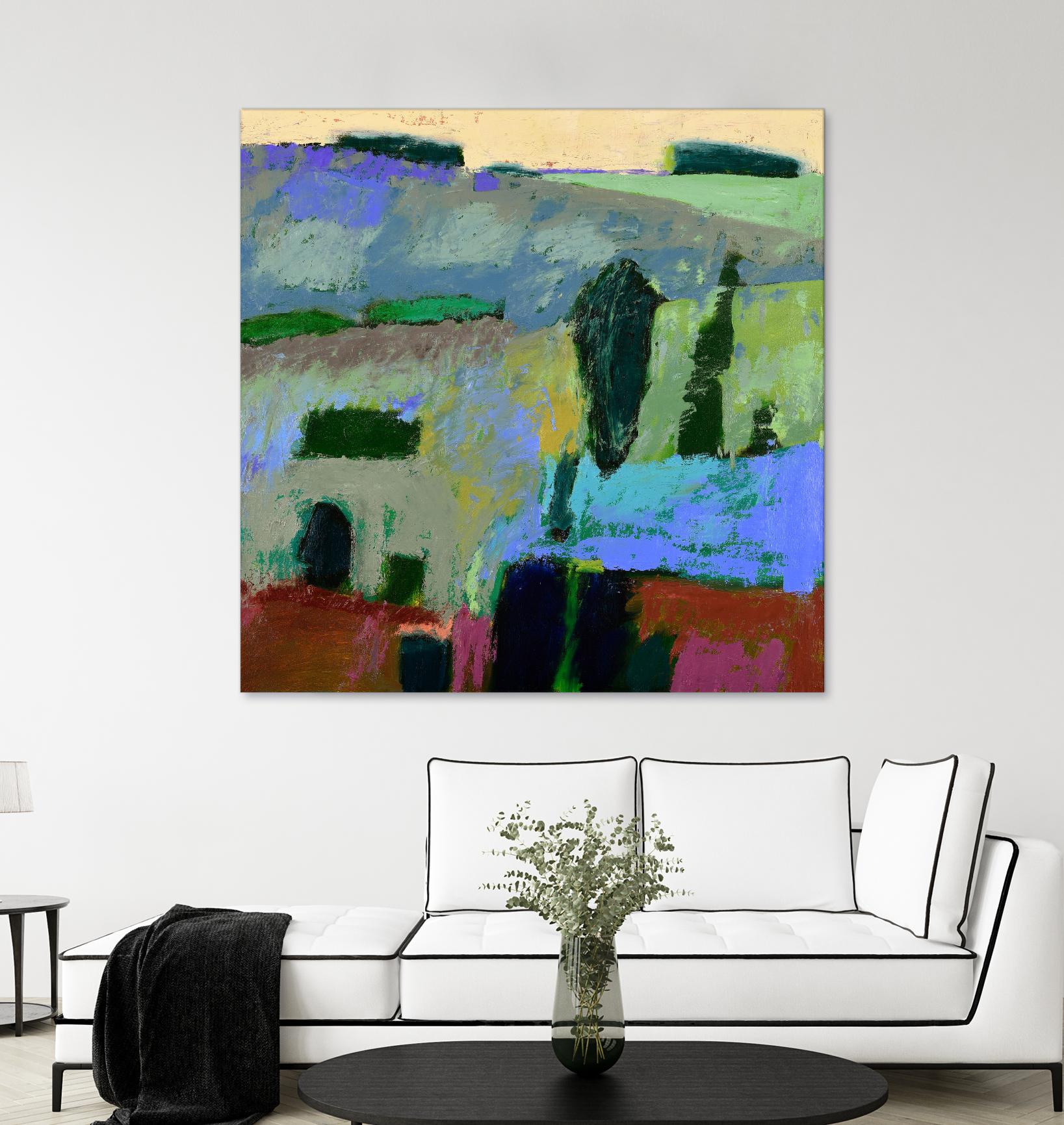 From What I Heard by Jane Schmidt on GIANT ART - multicolor contemporary; landscapes
