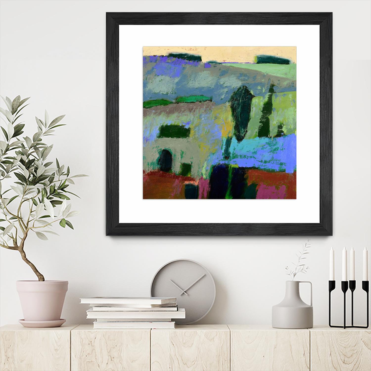 From What I Heard by Jane Schmidt on GIANT ART - multicolor contemporary; landscapes