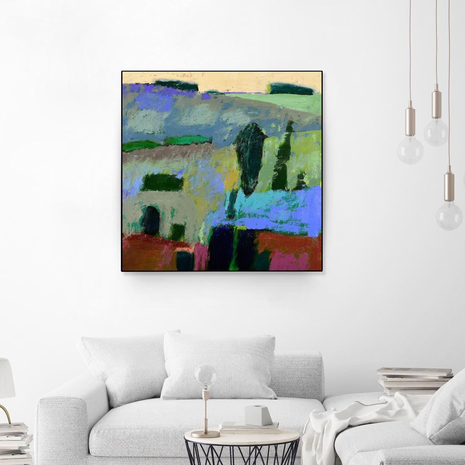 From What I Heard by Jane Schmidt on GIANT ART - multicolor contemporary; landscapes