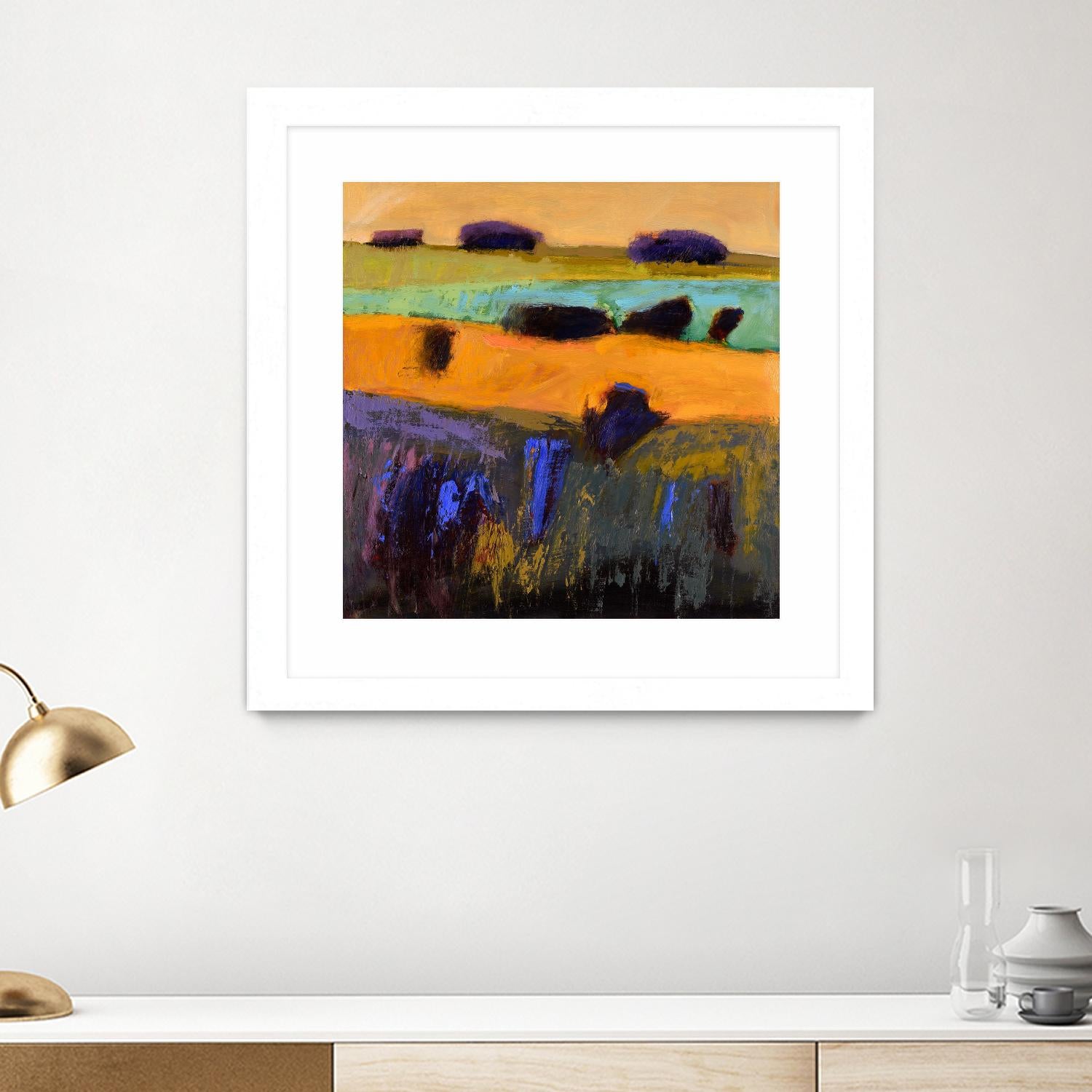 From What I Imagined by Jane Schmidt on GIANT ART - multicolor contemporary; landscapes