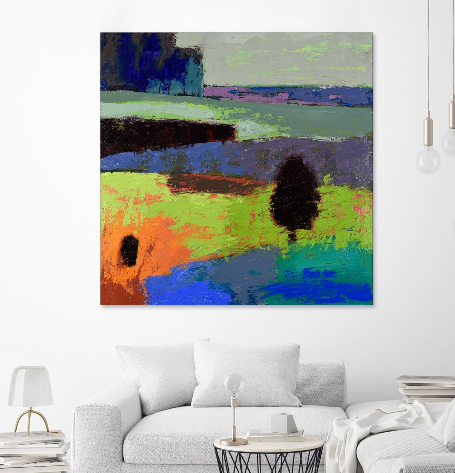 From What I Know by Jane Schmidt on GIANT ART - multicolor contemporary; landscapes