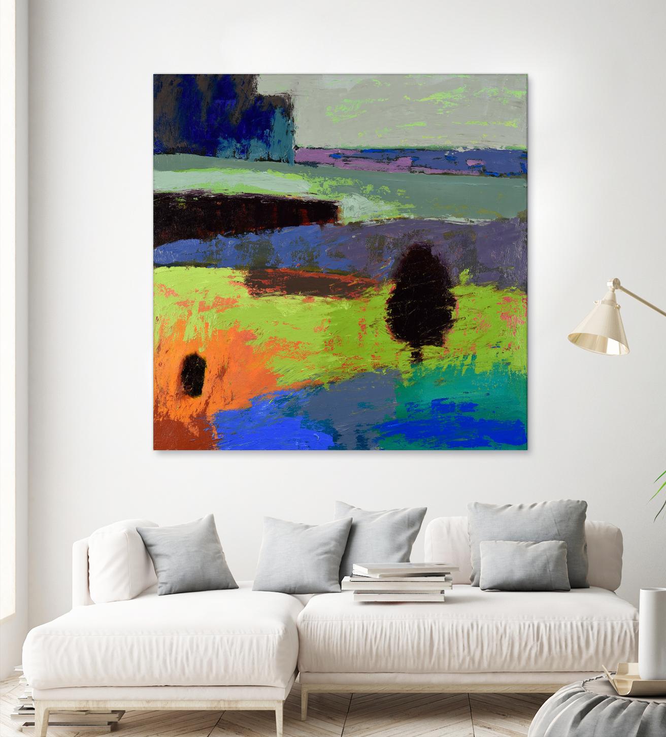 From What I Know by Jane Schmidt on GIANT ART - multicolor contemporary; landscapes