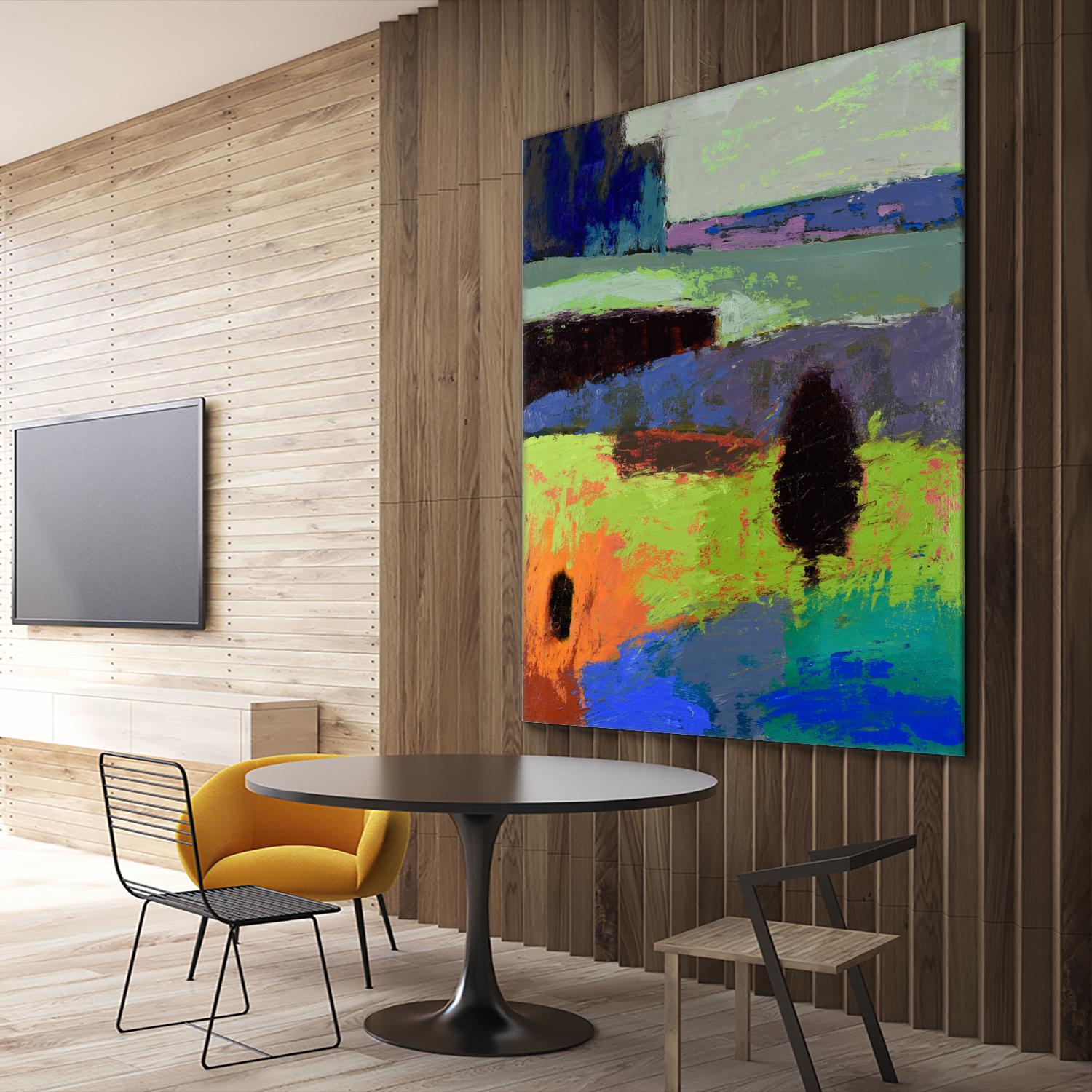 From What I Know by Jane Schmidt on GIANT ART - multicolor contemporary; landscapes