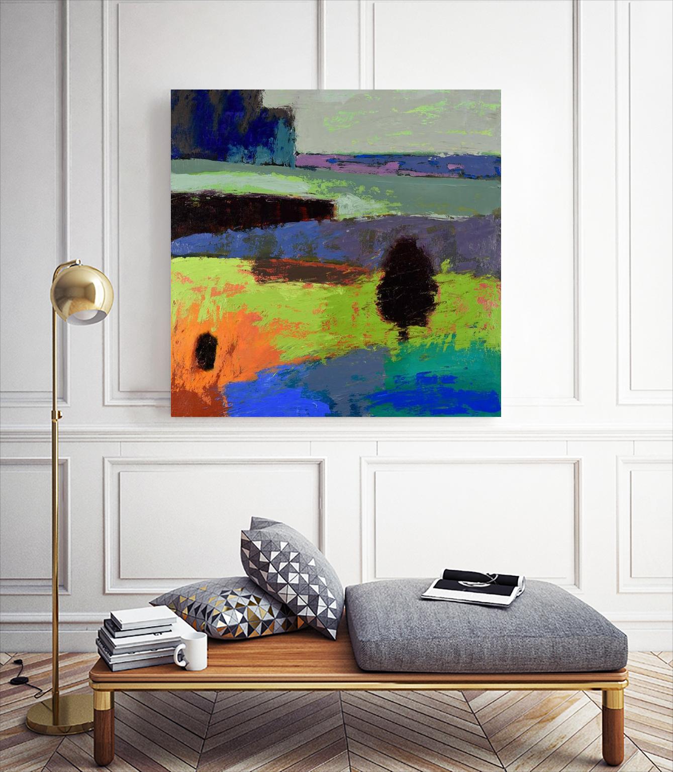 From What I Know by Jane Schmidt on GIANT ART - multicolor contemporary; landscapes