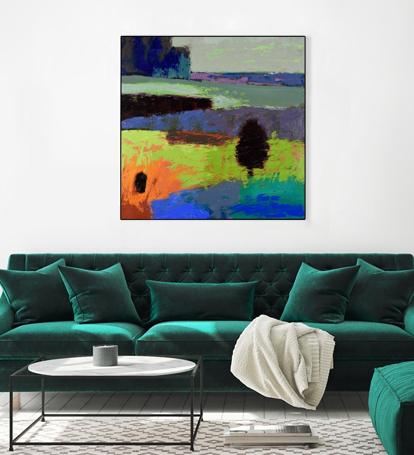 From What I Know by Jane Schmidt on GIANT ART - multicolor contemporary; landscapes