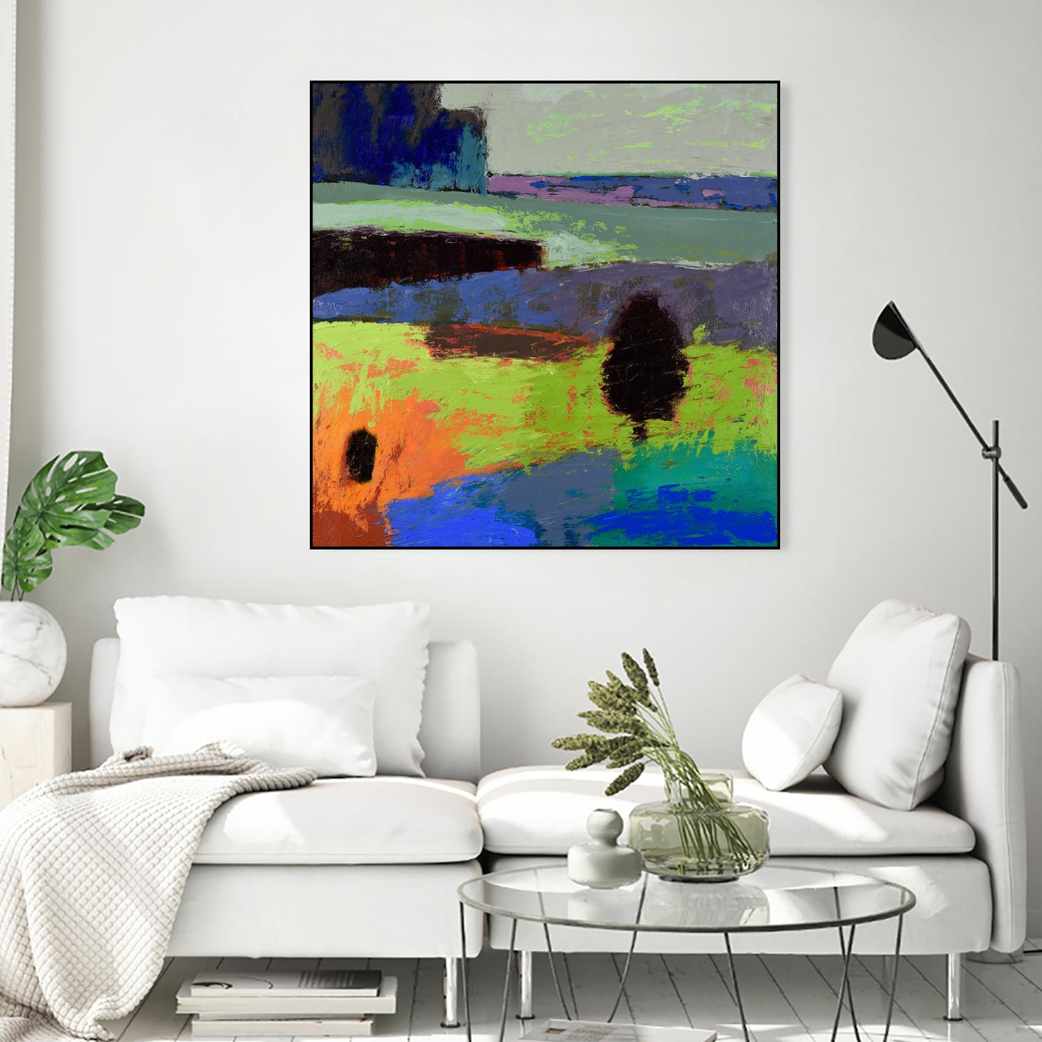 From What I Know by Jane Schmidt on GIANT ART - multicolor contemporary; landscapes