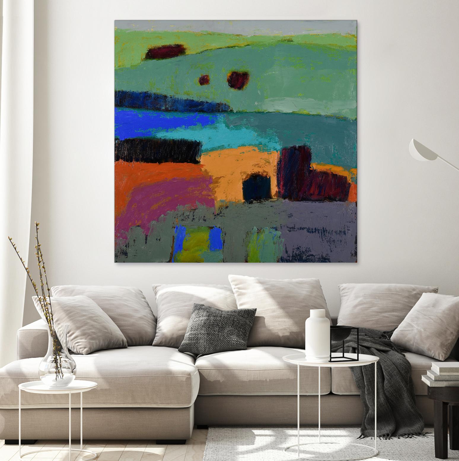 From What I Saw by Jane Schmidt on GIANT ART - multicolor contemporary; landscapes