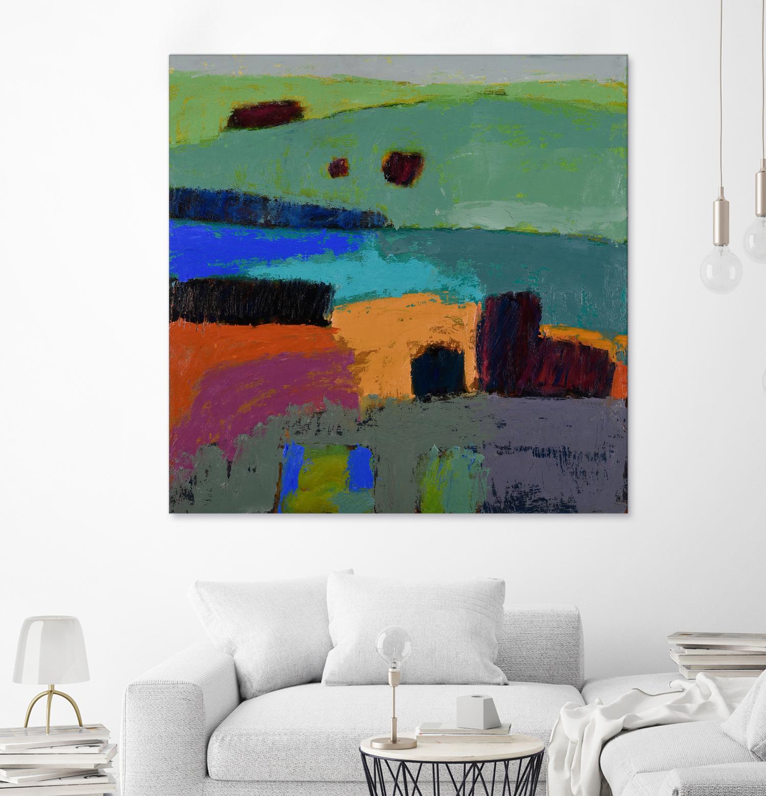 From What I Saw by Jane Schmidt on GIANT ART - multicolor contemporary; landscapes