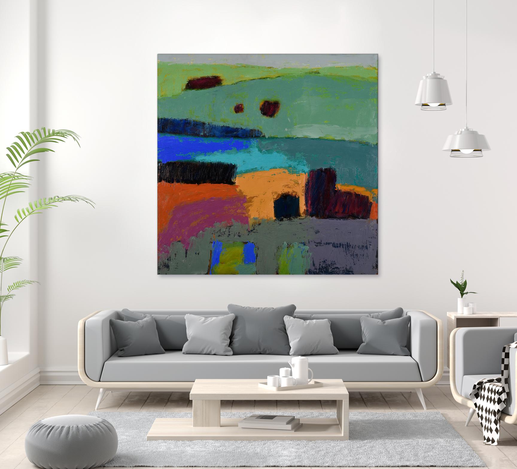 From What I Saw by Jane Schmidt on GIANT ART - multicolor contemporary; landscapes