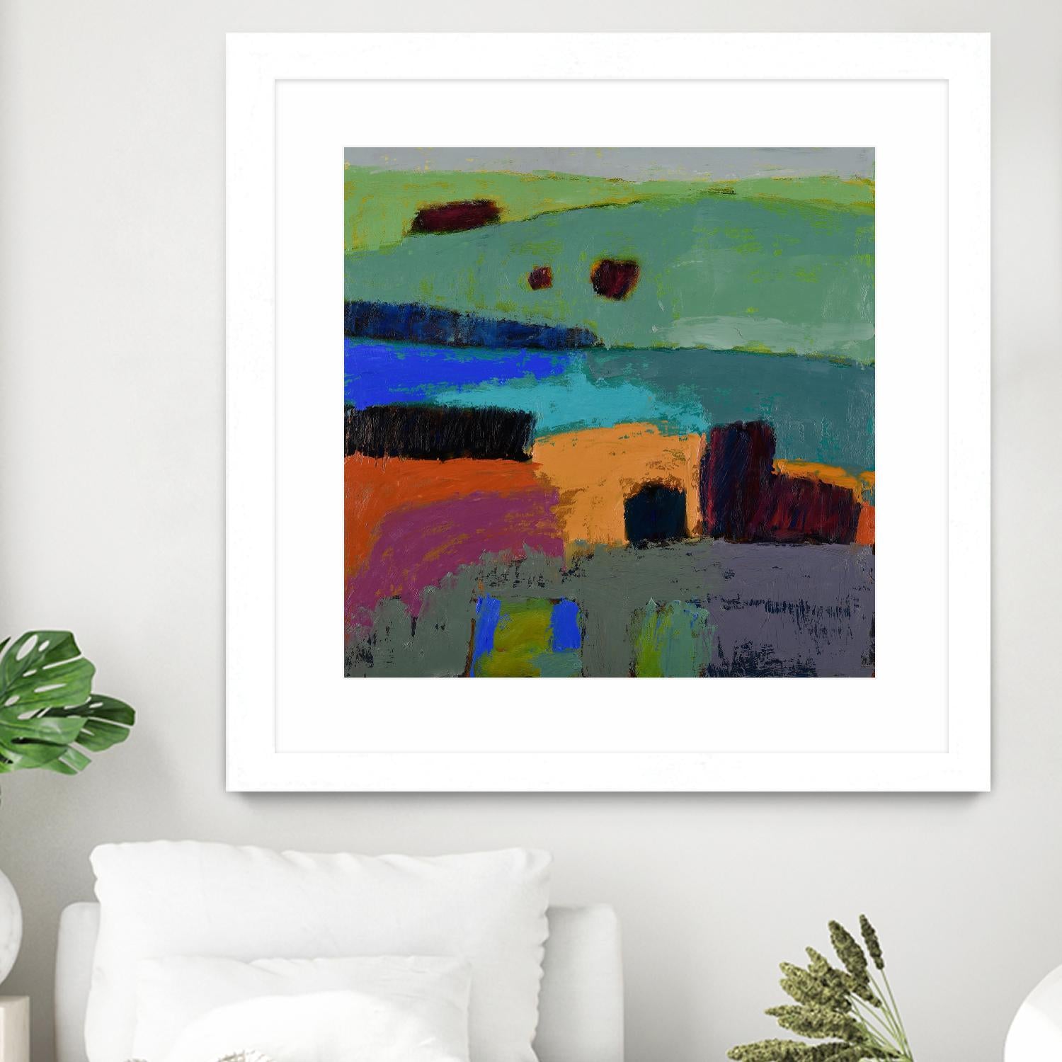 From What I Saw by Jane Schmidt on GIANT ART - multicolor contemporary; landscapes