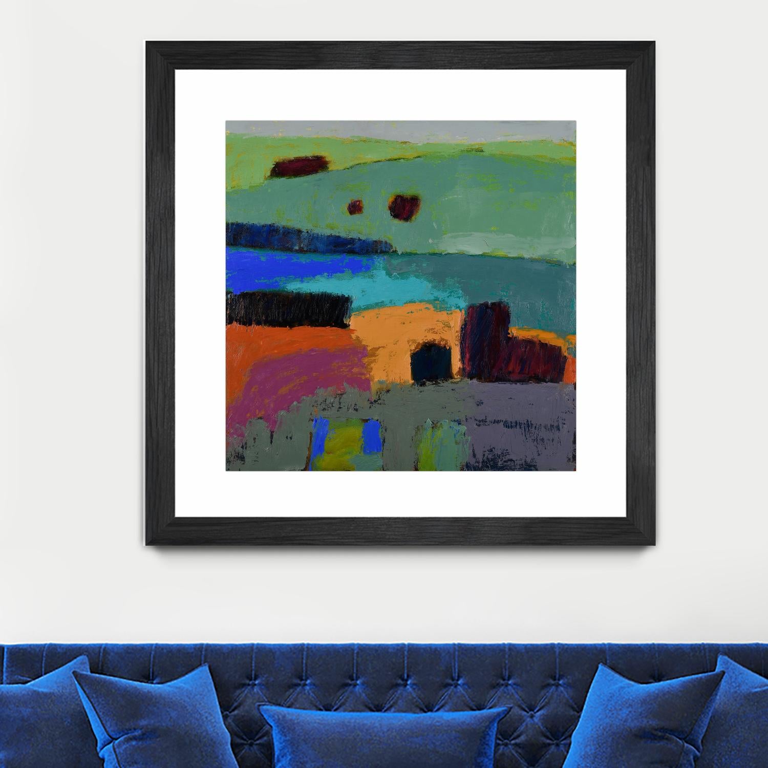 From What I Saw by Jane Schmidt on GIANT ART - multicolor contemporary; landscapes