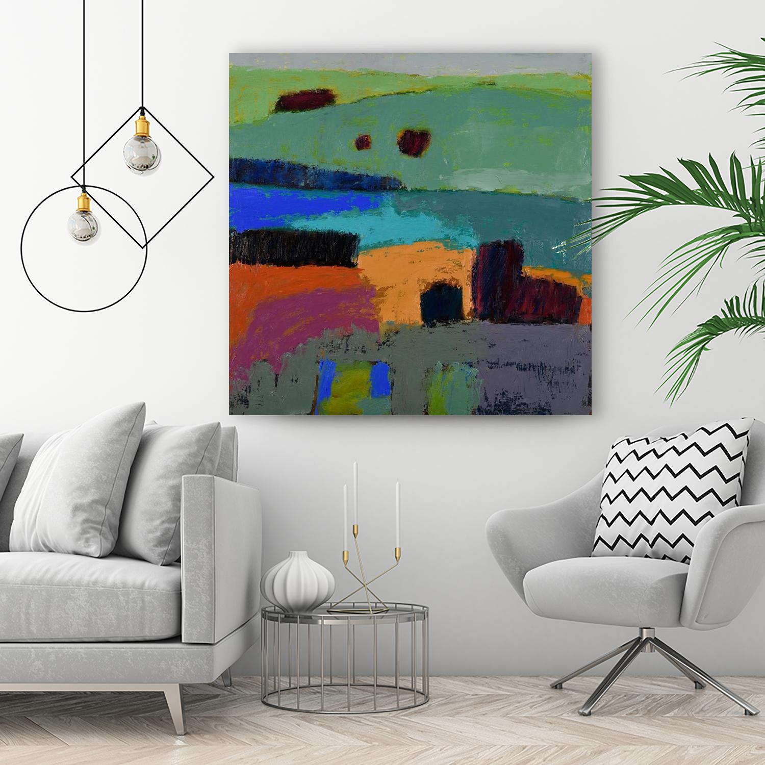 From What I Saw by Jane Schmidt on GIANT ART - multicolor contemporary; landscapes