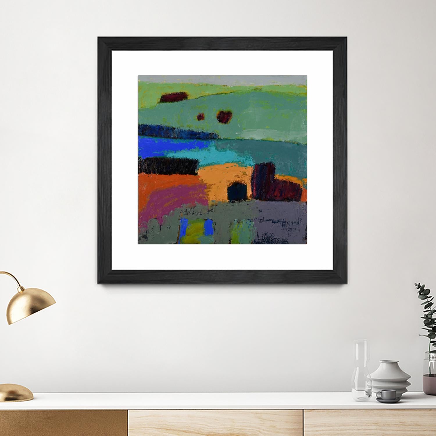 From What I Saw by Jane Schmidt on GIANT ART - multicolor contemporary; landscapes