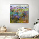 Beyond and Further by Jane Schmidt on GIANT ART - multicolor landscapes; contemporary