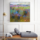 Beyond and Further by Jane Schmidt on GIANT ART - multicolor landscapes; contemporary