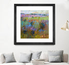 Beyond and Further by Jane Schmidt on GIANT ART - multicolor landscapes; contemporary