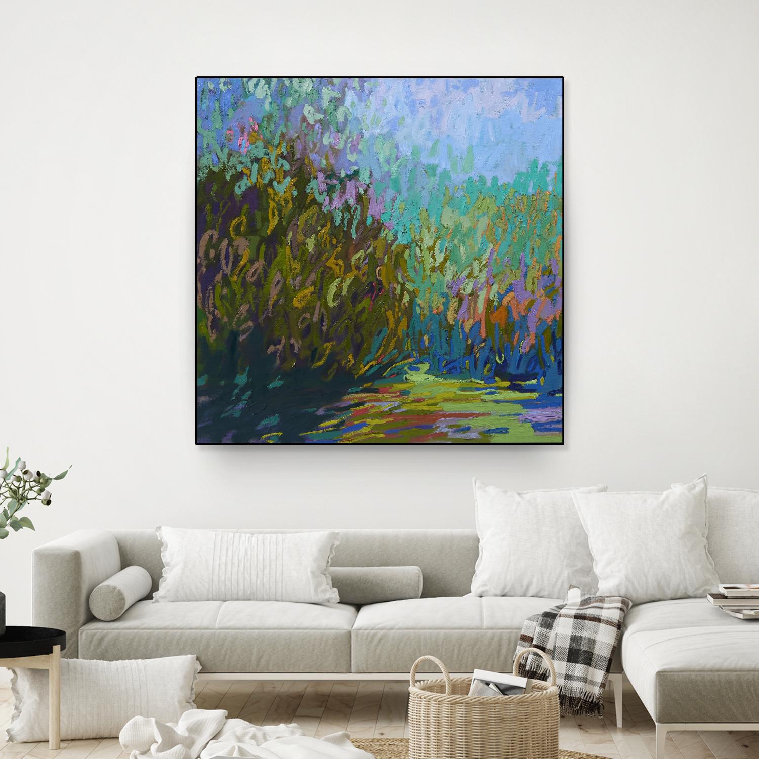 Colorfield #60 by Jane Schmidt on GIANT ART - multicolor landscapes; contemporary