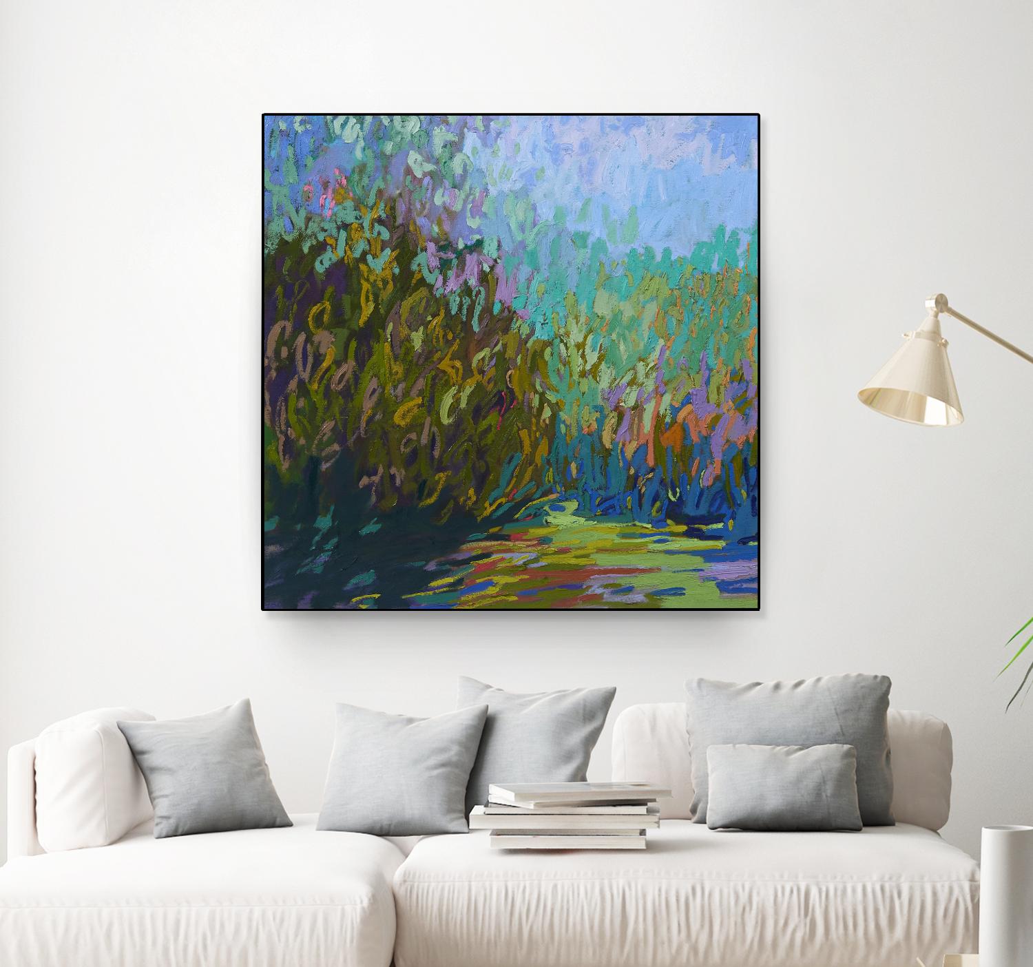 Colorfield #60 by Jane Schmidt on GIANT ART - multicolor landscapes; contemporary