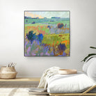 From Here to There by Jane Schmidt on GIANT ART - multicolor landscapes; contemporary