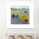 From Here to There by Jane Schmidt on GIANT ART - multicolor landscapes; contemporary