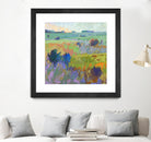 From Here to There by Jane Schmidt on GIANT ART - multicolor landscapes; contemporary