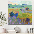 From Here to There by Jane Schmidt on GIANT ART - multicolor landscapes; contemporary