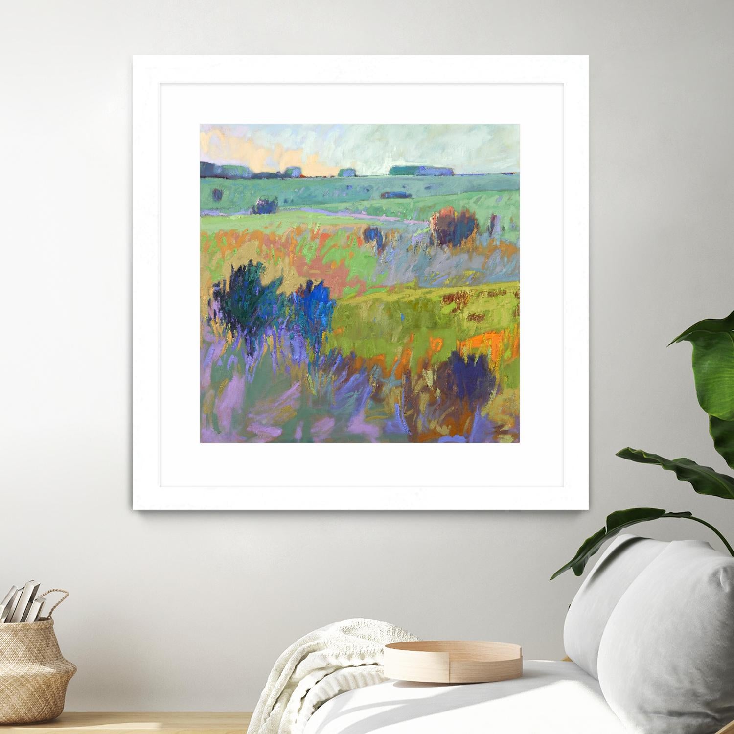 From Here to There by Jane Schmidt on GIANT ART - multicolor landscapes; contemporary