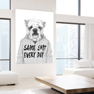 Same Shit Everyday by Balazs Solti on GIANT ART - multicolor urban/pop surrealism