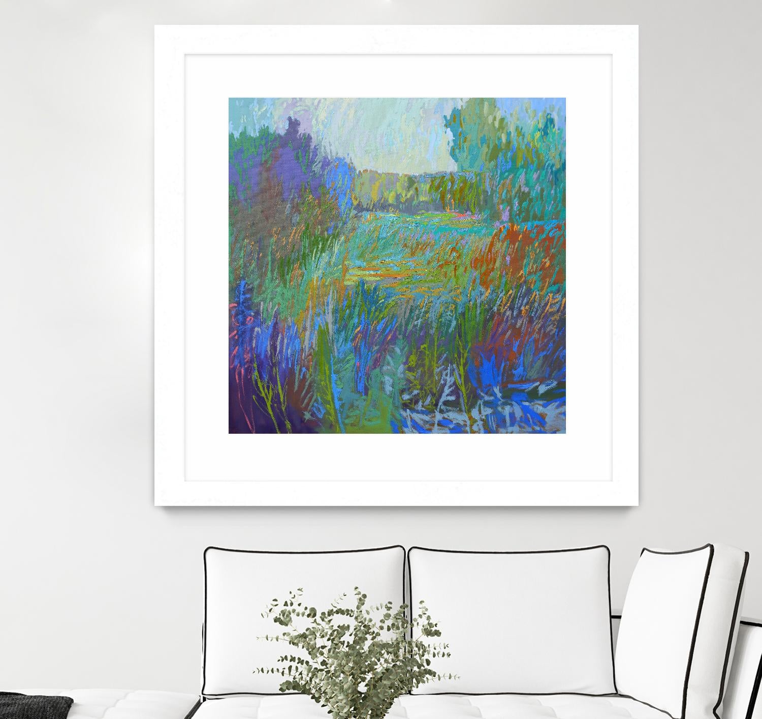 Color Field No. 67 by Jane Schmidt on GIANT ART - multicolor landscapes; contemporary