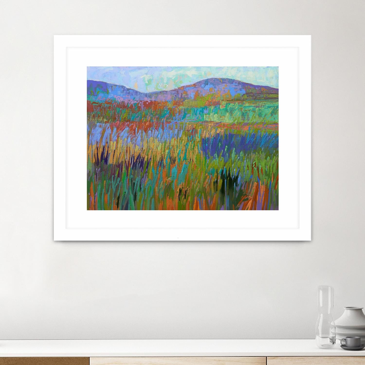 Color Field No. 68 by Jane Schmidt on GIANT ART - multicolor landscapes; contemporary