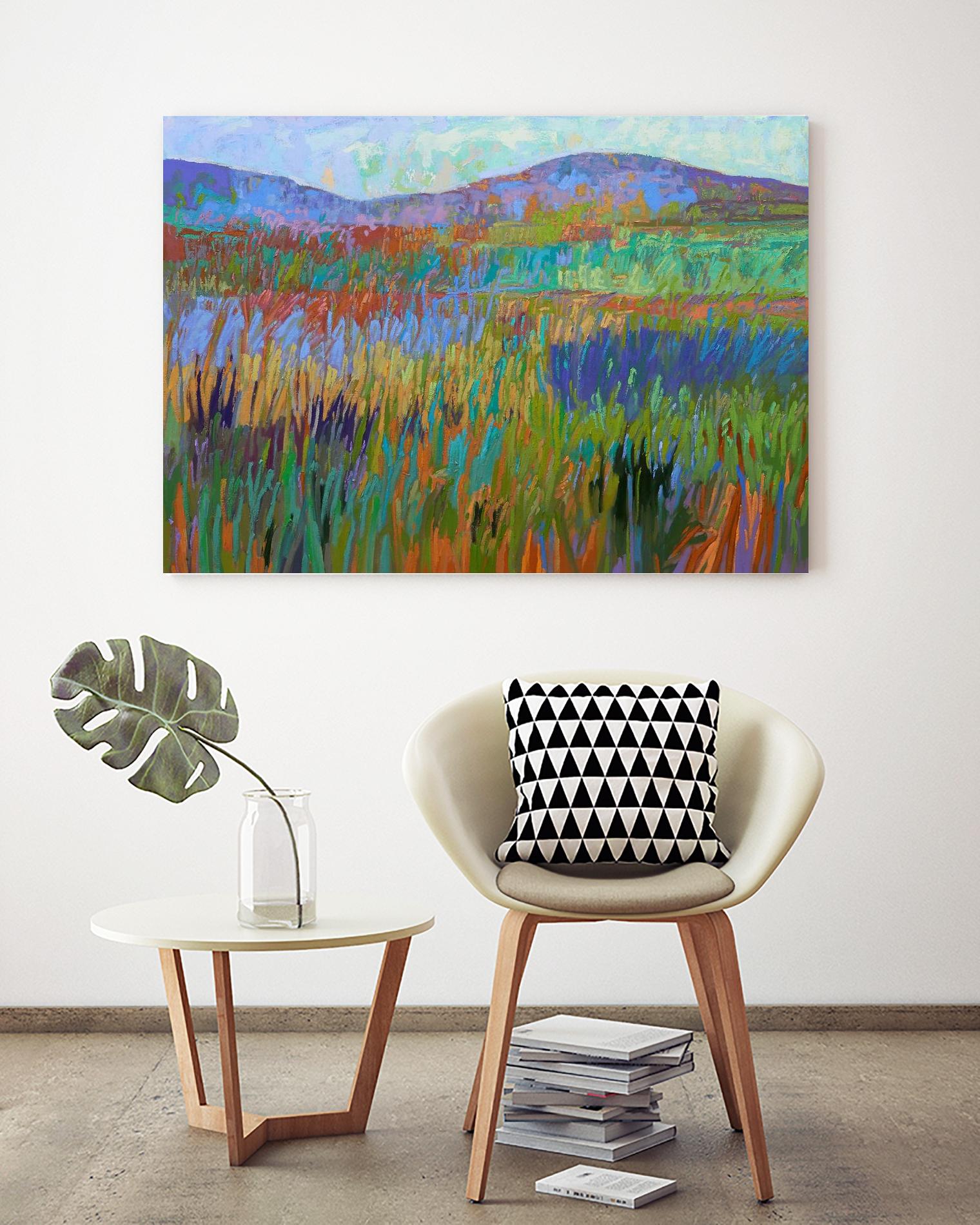 Color Field No. 68 by Jane Schmidt on GIANT ART - multicolor landscapes; contemporary