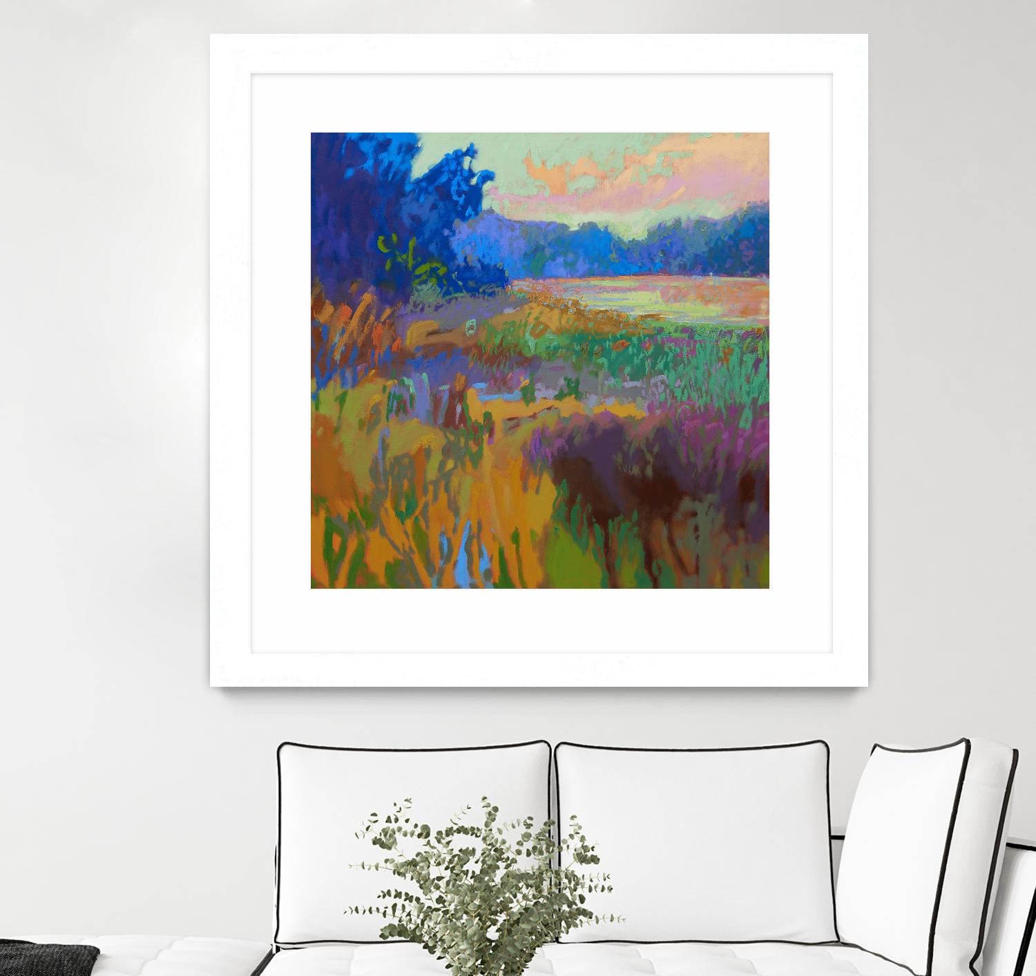 Pastoral XV by Jane Schmidt on GIANT ART - multicolor landscapes; contemporary