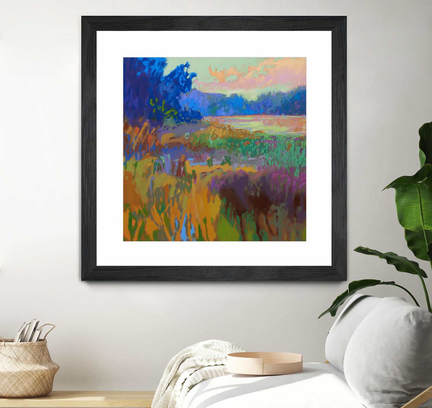 Pastoral XV by Jane Schmidt on GIANT ART - multicolor landscapes; contemporary