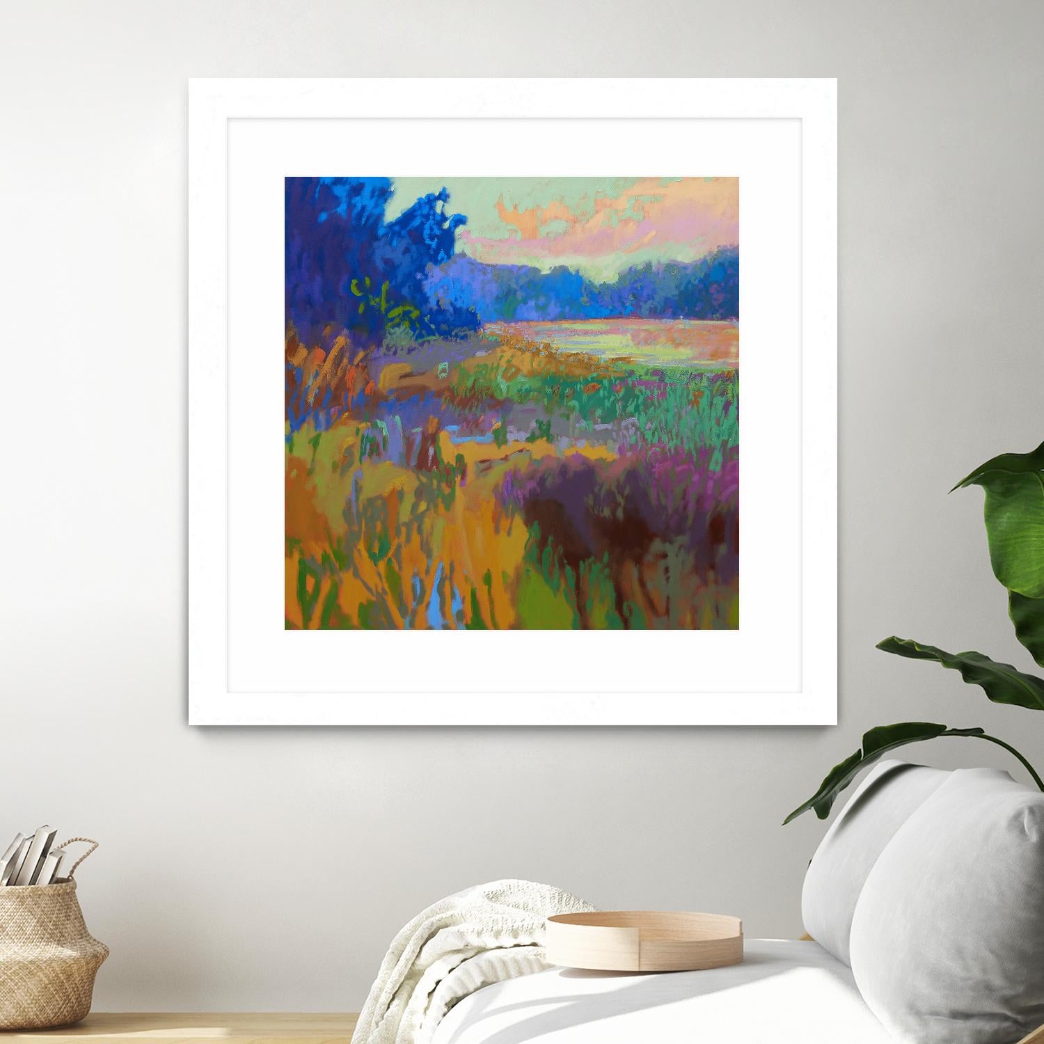 Pastoral XV by Jane Schmidt on GIANT ART - multicolor landscapes; contemporary