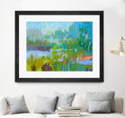Southern Charm II by Jane Schmidt on GIANT ART - multicolor landscapes; contemporary