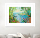 Eternal Summer by Angela Saxon on GIANT ART - multicolor coastal; landscapes; contemporary