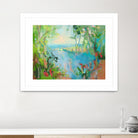 Eternal Summer by Angela Saxon on GIANT ART - multicolor coastal; landscapes; contemporary
